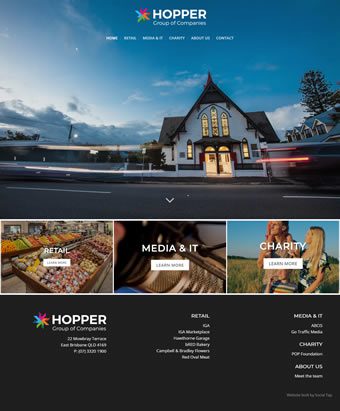 Our Work Hospitality Tourism Website Design Hopper Group Of Companies