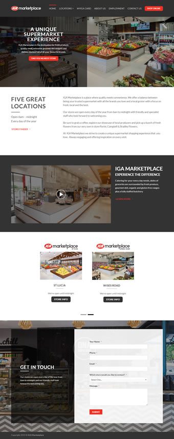 Our Work Hospitality Tourism Website Design Iga Marketplace
