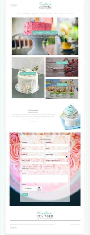 Hospitality Tourism Website Design Sweetness Contained