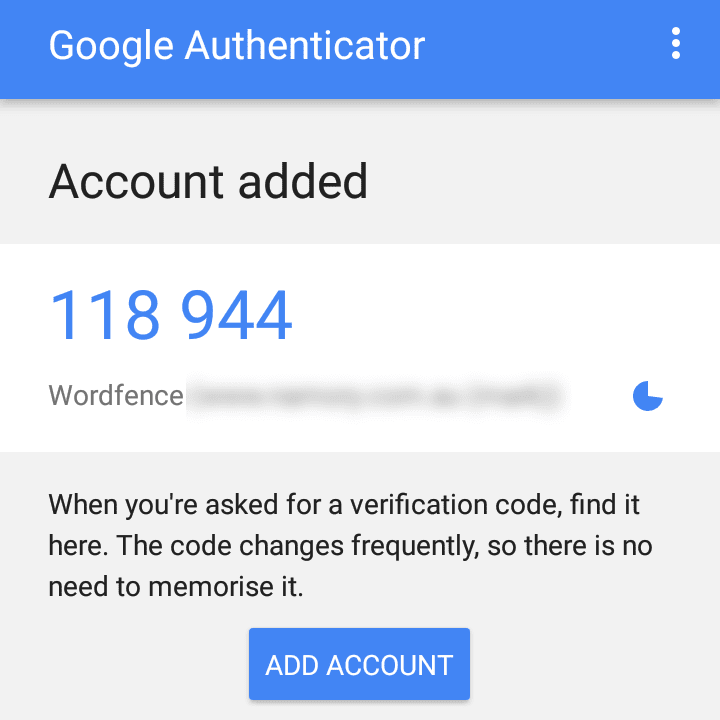 Authenticator New Account 3