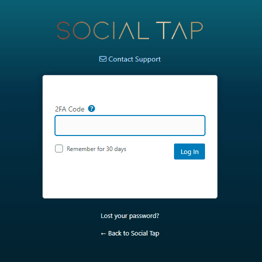 Social Tap 2fa