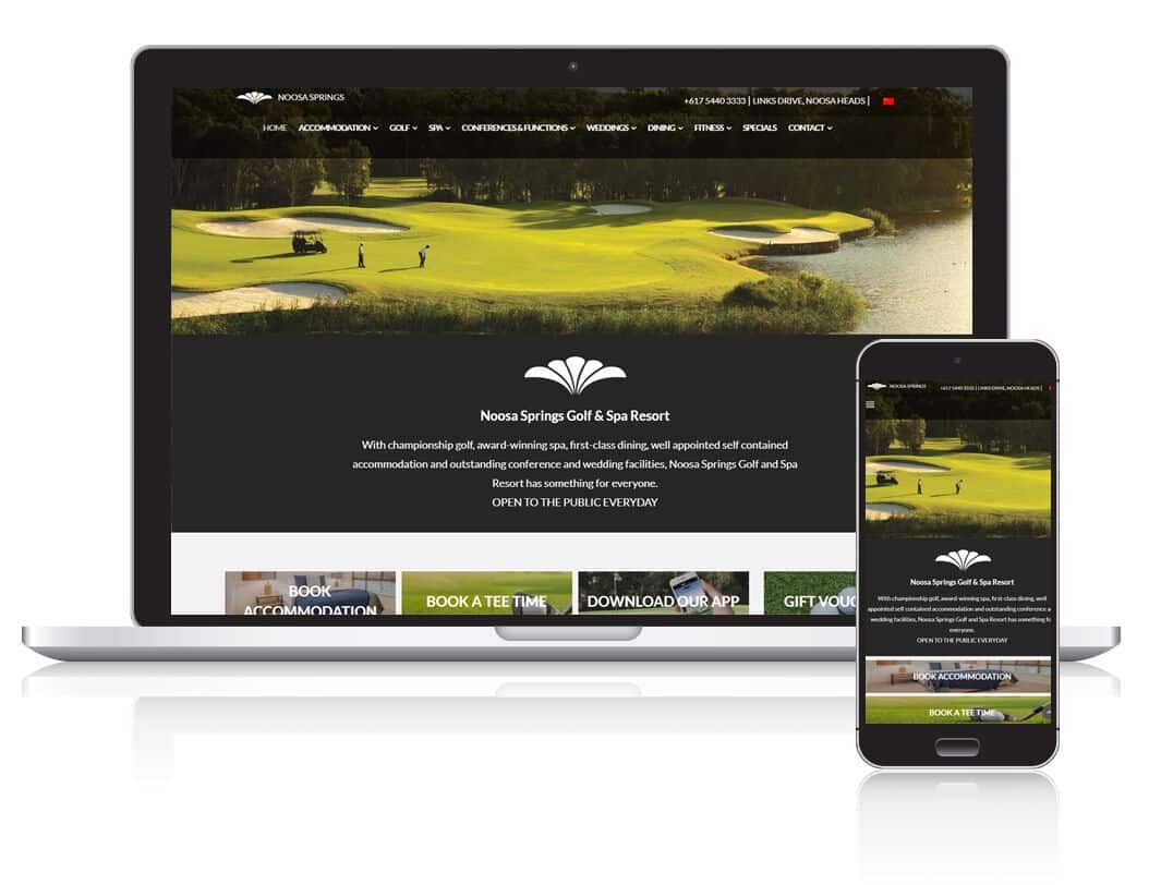 Noosa Springs Website Design And Development