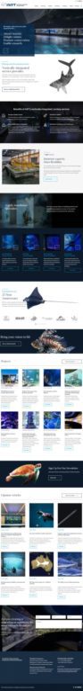 Hospitality Tourism Website Design Advanced Aquarium Technologies