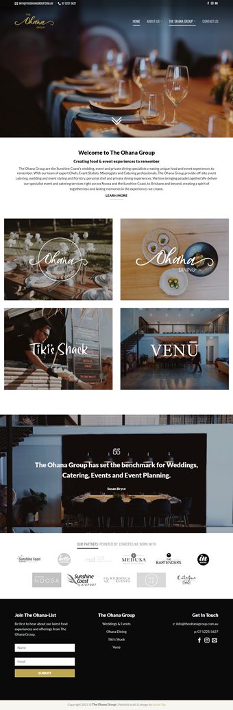 Our Work Hospitality Tourism Website Design The Ohana Group
