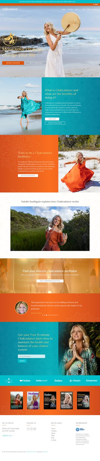 Our Work Hospitality Tourism Website Design Chakradance