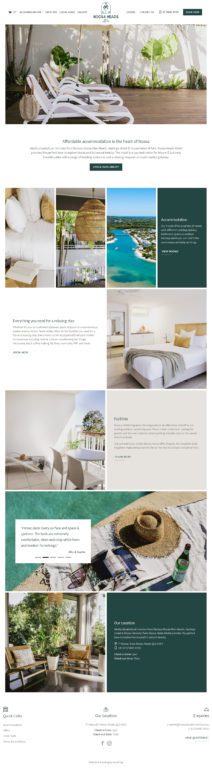 Hospitality Tourism Website Design Noosa Heads Motel